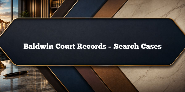 Baldwin Court Records – Search Cases