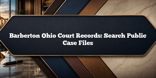 Barberton Ohio Court Records: Search Public Case Files